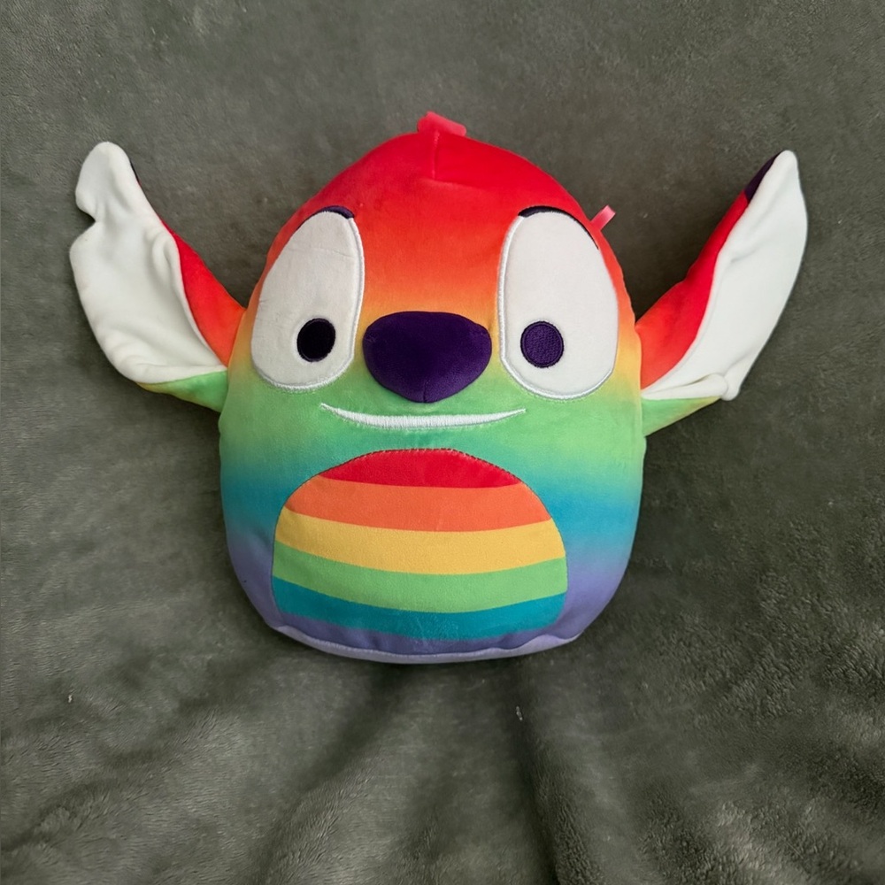 Lilo & Stitch Squishmallow X Disney Rainbow Pride LGBTQ Soft Plush 8 Inch